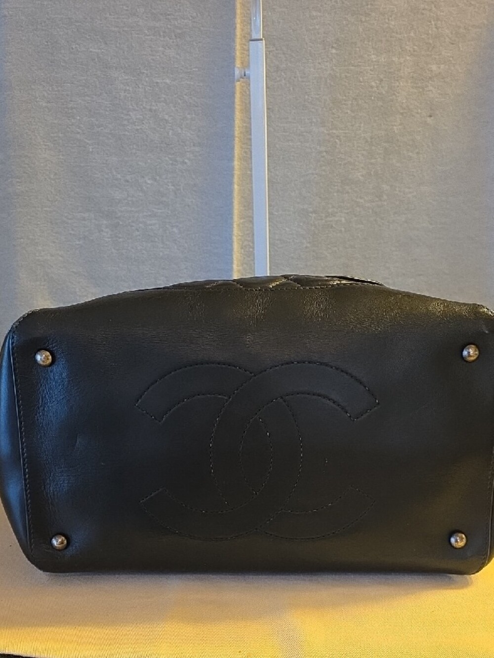 Authentic Chanel Quilted Calfskin Tote Bag - Picture 3 of 11